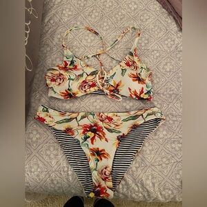 Cupshe Floral Bikini Set NWOT